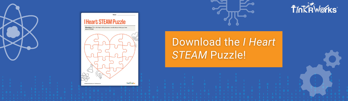 Download the I Heart STEAM Puzzle!