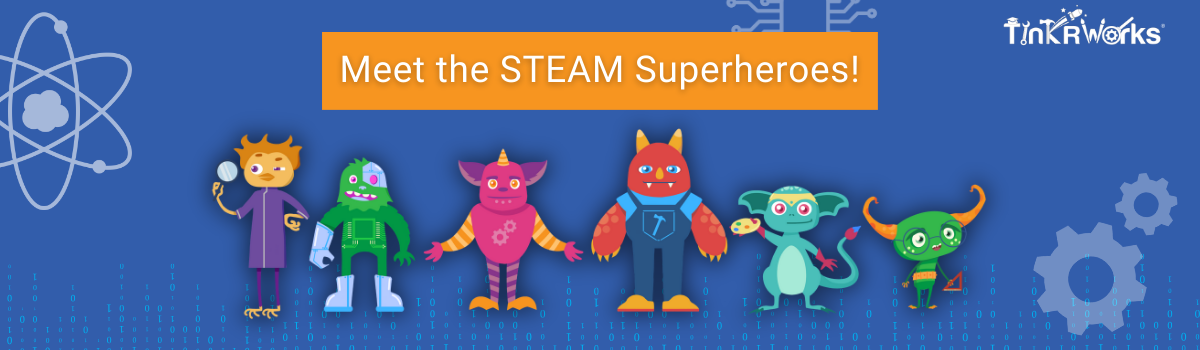 Get Girls in STEM excited about STEAM with the superheroes!