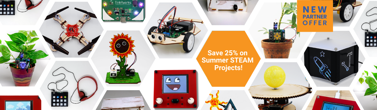 Save 25% on Summer STEAM Projects